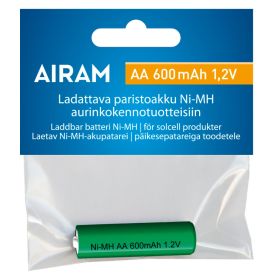 Ni-MH akupatarei AA 600 mAh