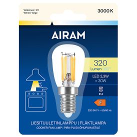 LED-lamp Airam T26 830 320 lm 3,3 W E14