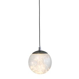 LED-dekoratiivne valgusti Airam Tirandi must  Ø 18 cm