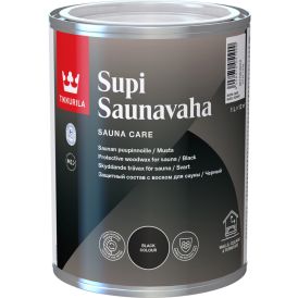 Puiduvaha Tikkurila Supi Saunavaha must