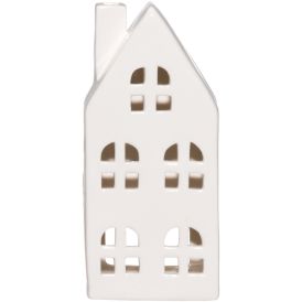 Latern 4living maja Copenhagen 17 cm, valge