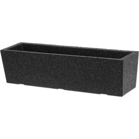 Termopott Balcony 50 cm, must