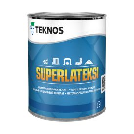 Sisevärv Teknos Superlateksi PM1 valge