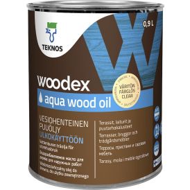 Puiduõli Teknos Woodex Aqua Wood Oil, värvitu