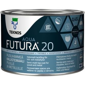 Mööblivärv Teknos Futura Aqua 20 PM3 Ainult toonimiseks 0,45 l