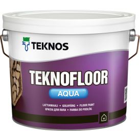 Põrandavärv Teknofloor Aqua T4017, hall 2,7 l
