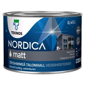 Fassaadivärv Teknos Nordica Matt PM3 ainult toonimiseks 0,45 l