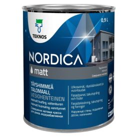 Fassaadivärv Teknos Nordica Matt PM3 ainult toonimiseks 0,9 l
