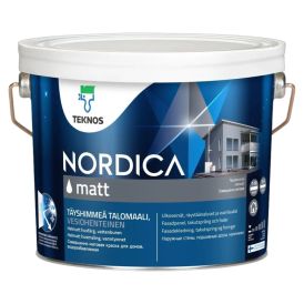 Fassaadivärv Teknos Nordica Matt PM3 ainult toonimiseks 2,7 l