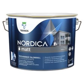 Fassaadivärv Teknos Nordica Matt PM3 ainult toonimiseks 9 l