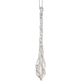 Kuuseehe spiraal pisar 15 cm, sädelev glitter