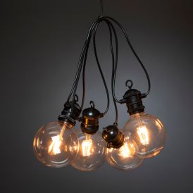 LED-valgussari Konstsmide Tivoli 10-osaline amber