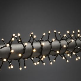 LED-valgussari Konstsmide Cluster 400-osaline soe valge
