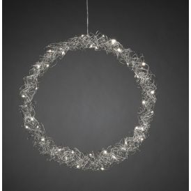 LED-pärg Konstsmide Ø 45 cm, hõbedane