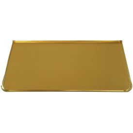 Kaminaesine plaat HTT 828 40 x 60 cm messing
