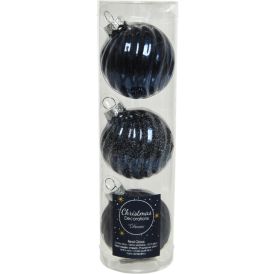 Kuuseehe pall Ø 6 cm, 3 tk/pk tumesinine