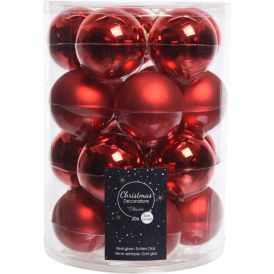 Kuuseehe pall 6 cm, 20 tk/pk punane