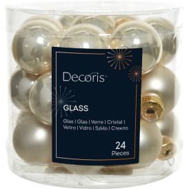 Kuuseehe pall 2,5 cm 24 tk/pk, helekuldne
