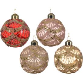 Kuuseehe pall glitter valik 8 cm
