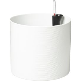 Lillepott 828 altkastmisega 23 cm, valge
