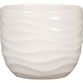 Ümbrispott Breeze Ø 24 cm, valge