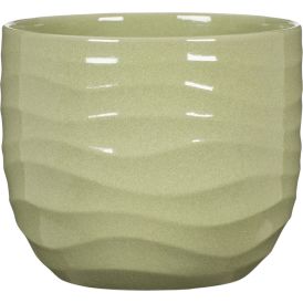 Ümbrispott Breeze Ø 18 cm, roheline