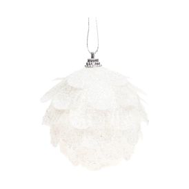 Kuuseehe pall Ø 8 cm, valge