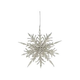 Kuuseehe Täht 120 mm 3 D, hõbedane glitter