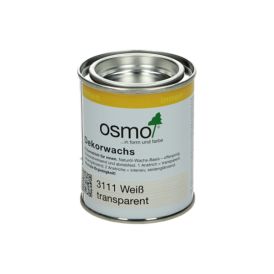 Tooniv õlivaha läbipaistev Osmo 3111 Valge