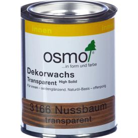 Tooniv õlivaha läbipaistev Osmo 3166 Pähkel