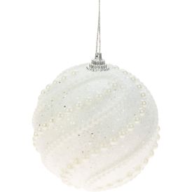 Kuuseehe pall Ø 8 cm, valge