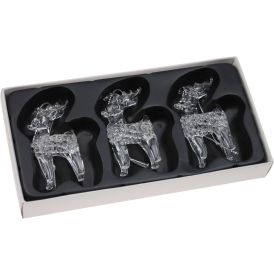 Jõulukaunistus Põder 3 tk/pk 5 cm