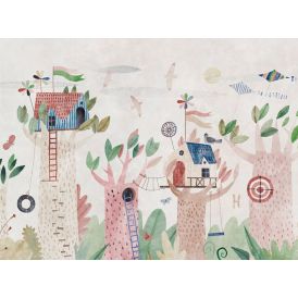 Fliistapeet A.S. Creation Digiprint Tree House 39906-1