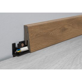 Põrandaliist Logoclic K58C Element Flex Tamm Delania 18 x 58 x 2600 mm