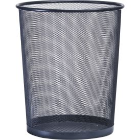 Prügikorv Zeller Mesh Ø 29,5 x 35 cm, tumehall