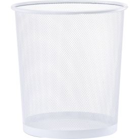 Prügikorv Zeller Mesh Ø 26 x 28 cm, valge