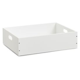Hoiukast Zeller valge 40 x 30 x 11 cm