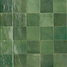 Seinaplaat Marazzi Zellie Vert Bouteille 10 x 10 cm