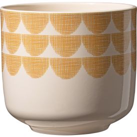Ümbrispott Bari Retro Ø 13 cm, beežkollane