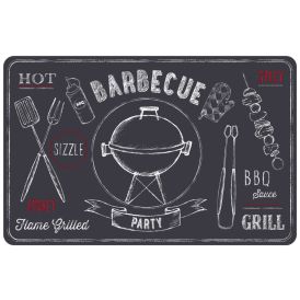 Taldrikualus Rio Barbecue 44 x 29 cm Must