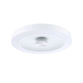 Plafoon Paulmann Volea Ø 40 cm Valge/Hõbedane