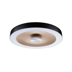 Plafoon Paulmann Volea Ø 40 cm Must/Kuldne