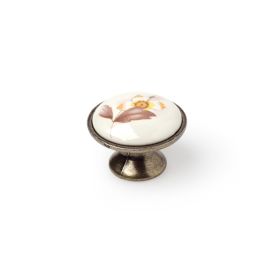 Mööblinupp REU lill portselan 30 mm