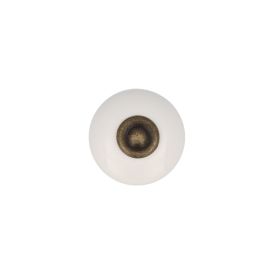 Mööblinupp REI valge portselan 31 mm
