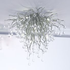 Laevalgusti Paul Neuhaus Icicle Hõbe Ø 50 cm