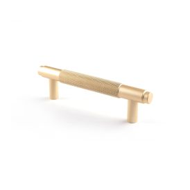 Käepide REI T-bar teras/kuldne 96 mm