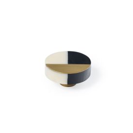 Mööblinupp REI messing/must 38 mm