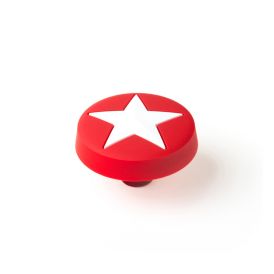 Mööblinupp REI punane/valge 43 mm