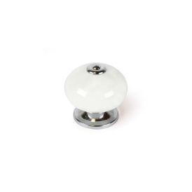 Mööblinupp Rei valge portselan 40 mm
