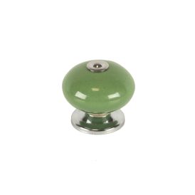 Määblinupp REI roheline portselan 40 mm